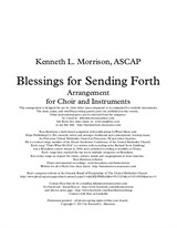 Blessings for Sending Forth